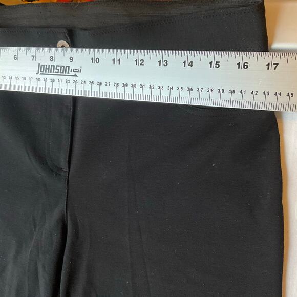 Chico’s Women Classic Basic Straight Leg Work Pants size 15 Regular, Black - Picture 2 of 9